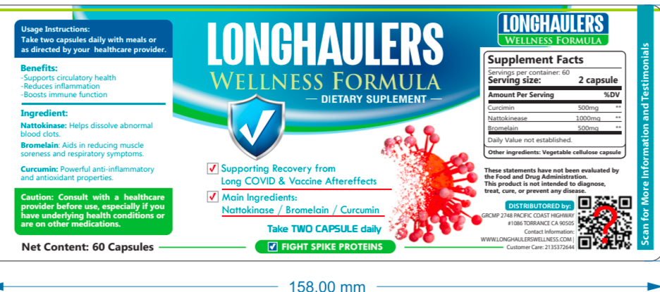 Natural Support for Long COVID and Post Vaccine Recovery